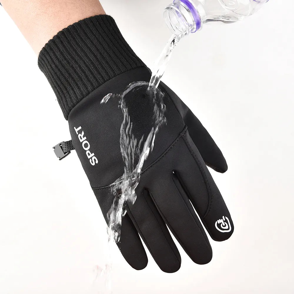 Radfahren Reiten 100% Motorradhandschuhe Warme Handschuhe Touchscreen Neu