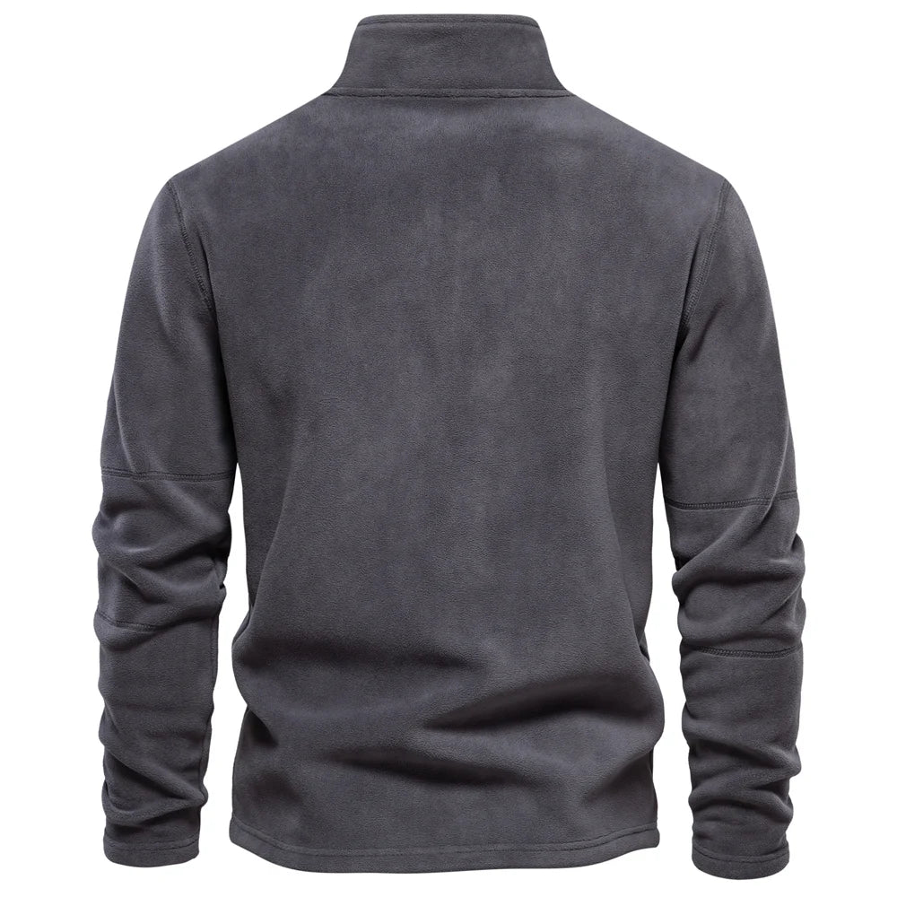 Herren Pullover Sweatshirt Troyer Pulli Sweater Stehkragen Zipper Langarmpulli