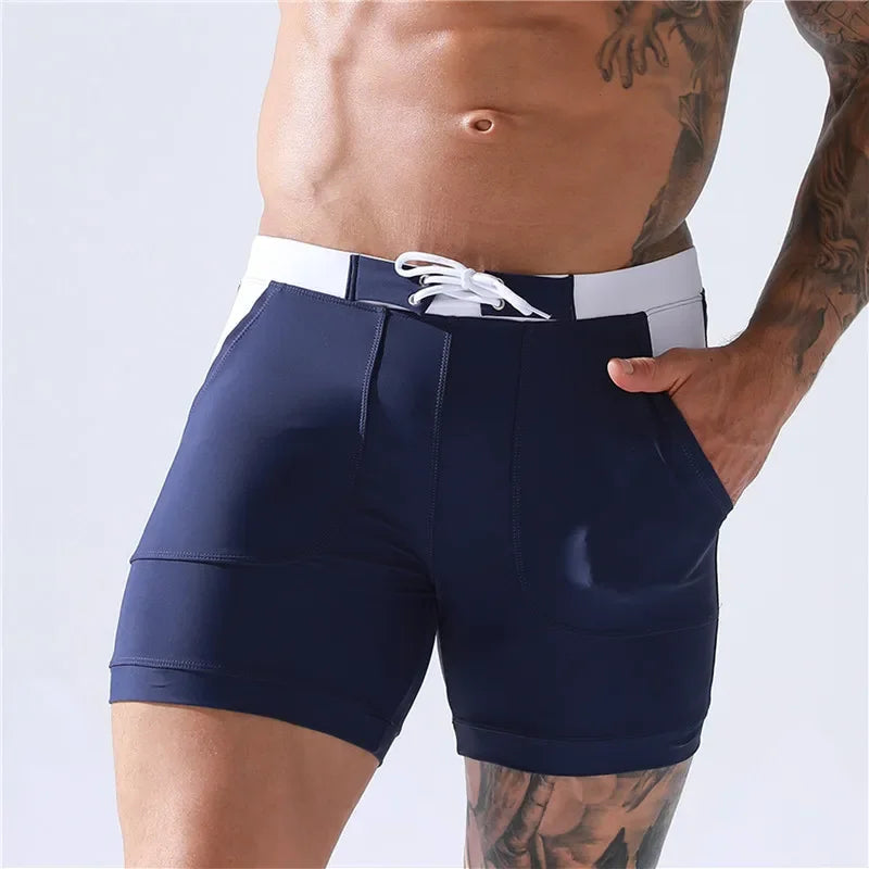 Costume Mare Uomo Pantaloncini corti Boxer Shorts Bagno Slip Interno Piscina