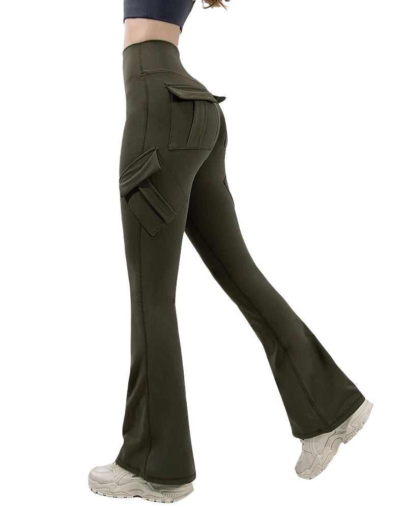 Leggins Donna Push up Vita Alta Pantaloni Sportivi Fitness Yoga Palestra Tuta