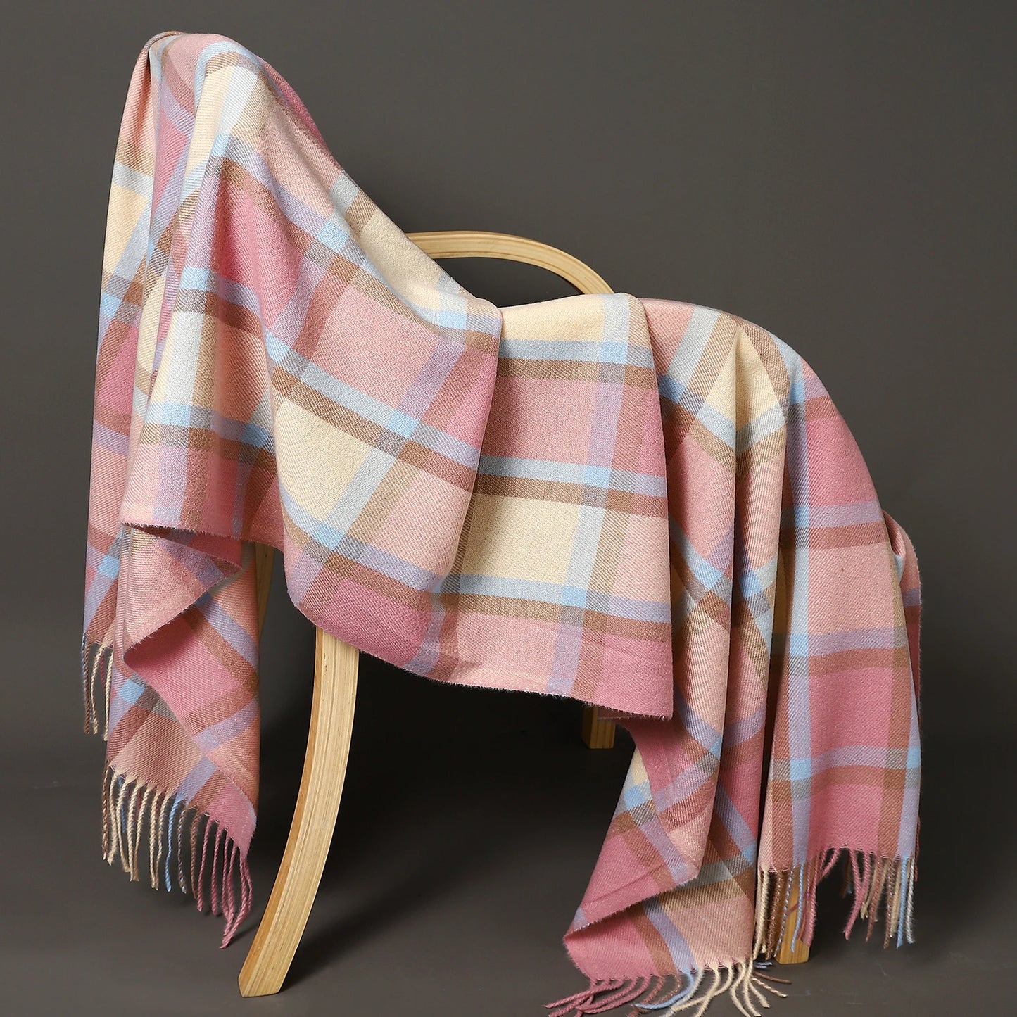 Damen Schal Winterschal Stola Schlauchschal Halstuch Wollschal Strickschal Loop