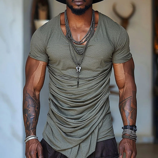 Fetisch Fashion Männer Oberteil Sexy Shirt Herren Hemd Transparent Clubwear