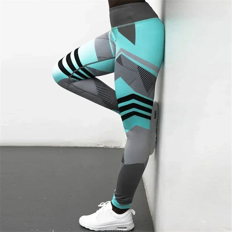 Yoga Leggings Push Up Damen Sport Hose Fitness Gym Stretch Leggins Jogginghose