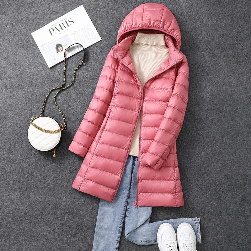 Damen Daunenjacke leichte & wetterfeste Steppjacke Stepp Jacke Übergangsjacke