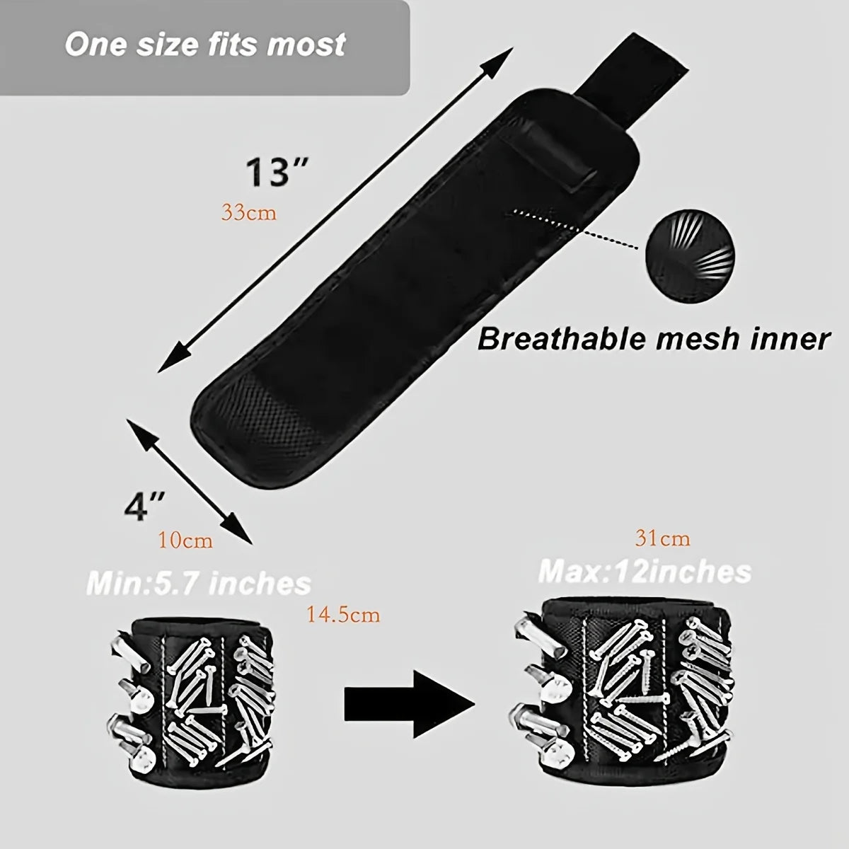Magnetisches Werkzeug Armband Magnet Magnetarmband Werkzeuggürtel Werkzeughalter