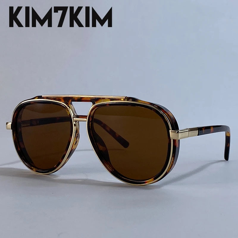 Damen Sonnenbrille Luxus Modische Herren Brille Vintage Pilotenbrille UV400