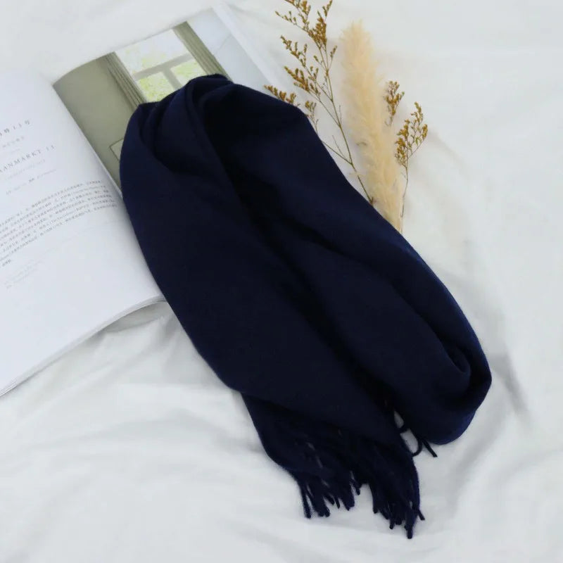 Herren Schal Winterschal Stola Schlauchschal Halstuch Wollschal Strickschal Loop