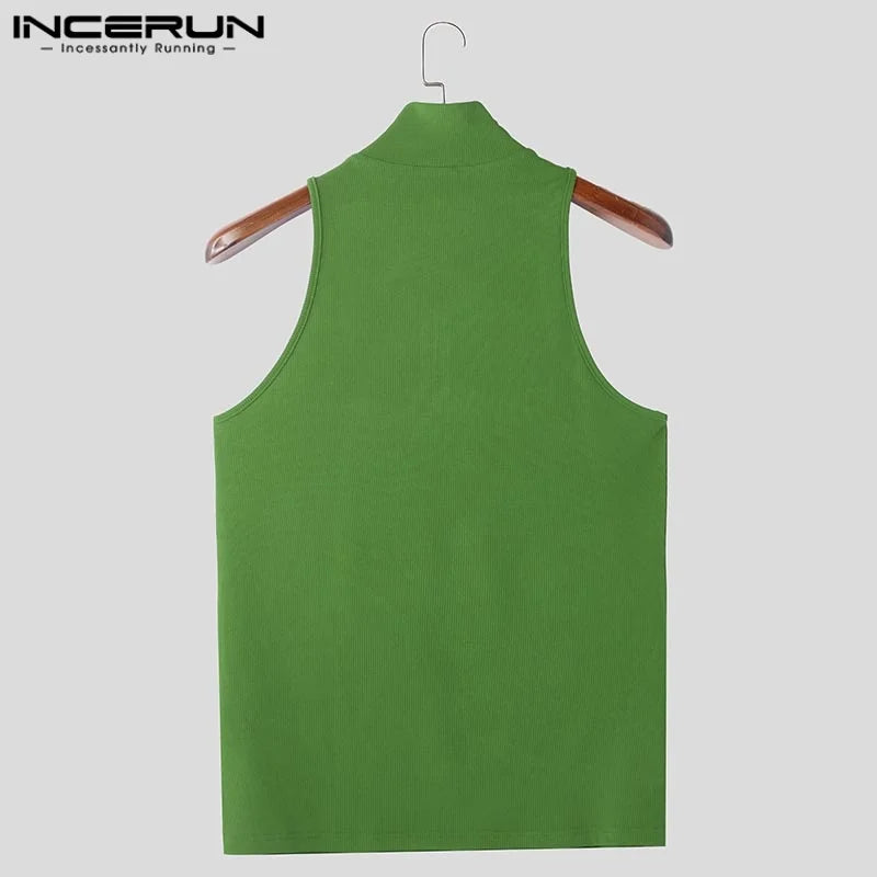 Herren Oberteil Ärmellos Tank Top Sexy Shirt Clubwear Muskel T-Shirt Unterhemd