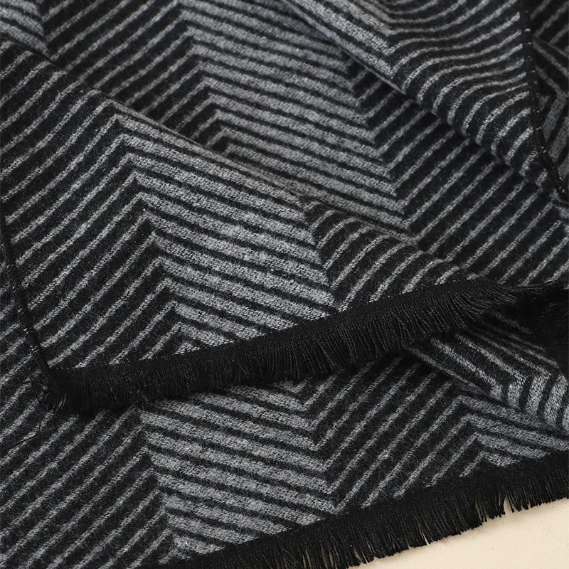 Herren Schal Winterschal Stola Schlauchschal Halstuch Wollschal Strickschal Loop