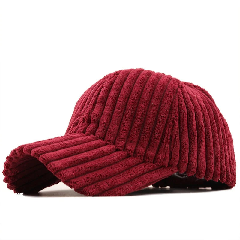 Basecap Baseball Cap Cord Look Mütze Kappe Männer Frauen Cappy Schirmmützen