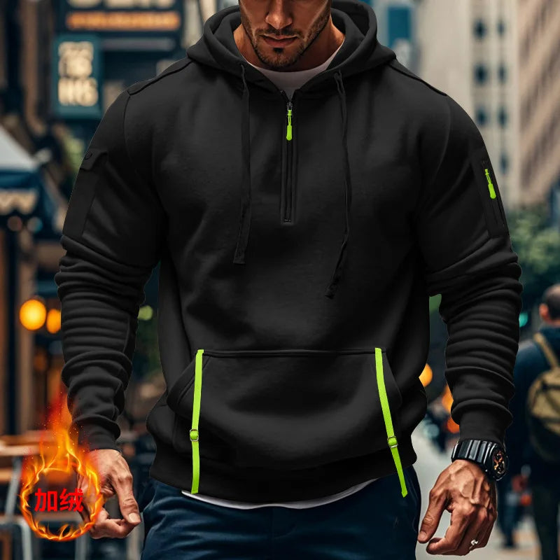 Herren Kapuzenpullover Sweatjacke Hoodie Sweatshirt Pullover Pulli Streetwear