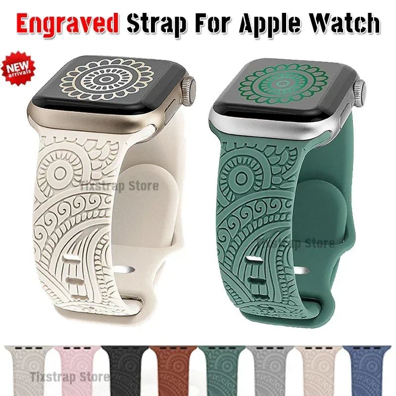 Sport Armband für Apple Watch Series 9 8 7 6 5 4 3 SE Ultra Silikon Band iWatch