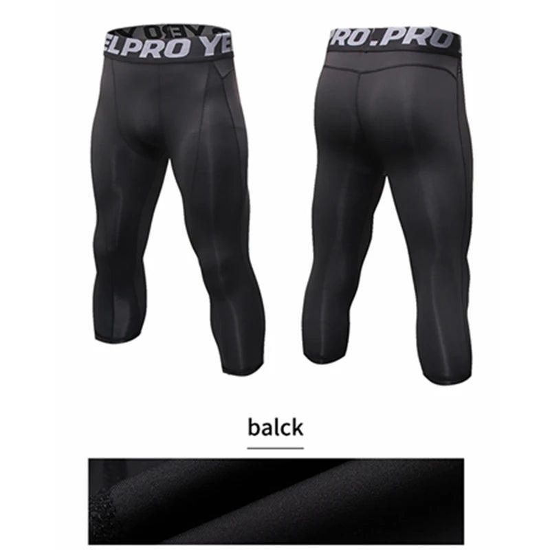 Herren Leggings Sporthose Jogginghose Trainingshose Lauf Hose Kompressionshose