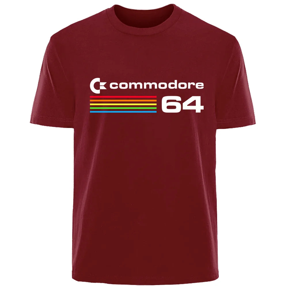 Fashion Herren Commodore 64 T-Shirt Rundhals Unisex Sommer Streetwear Tank Top