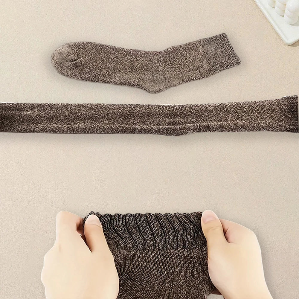 5 Paar Herren Wintersocken Socken Merinowolle Norweger Wollsocken Größe 38-45