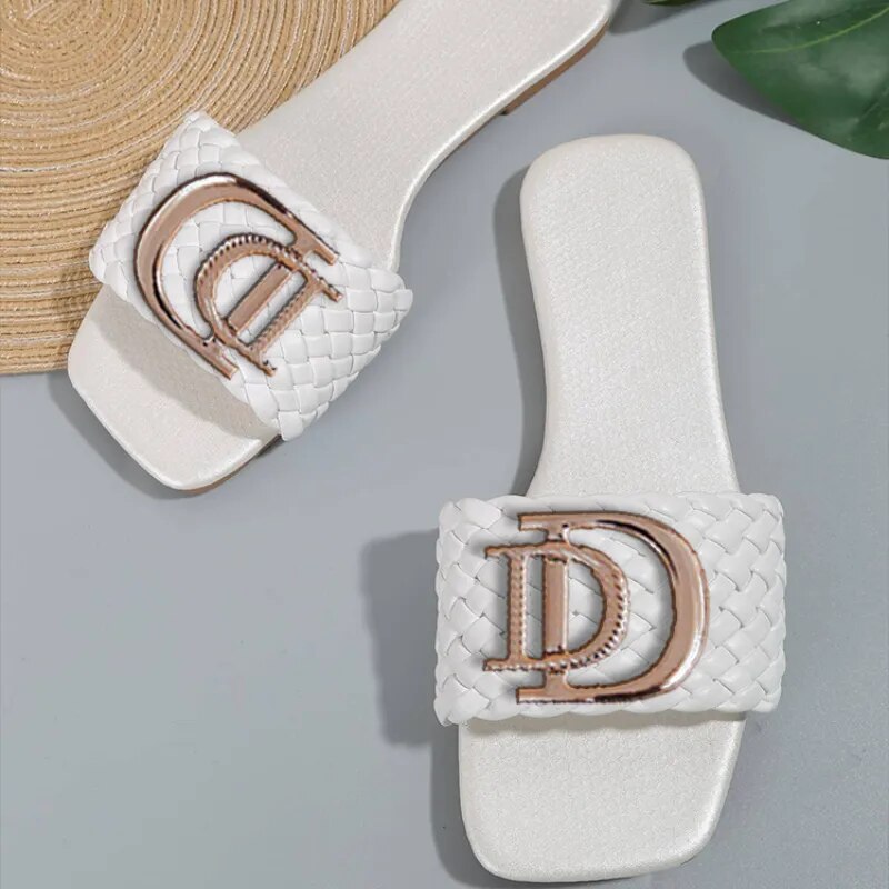 Damen Sandalen Latschen Frauen Hausschuhe Slider Flip Flops Sandaletten