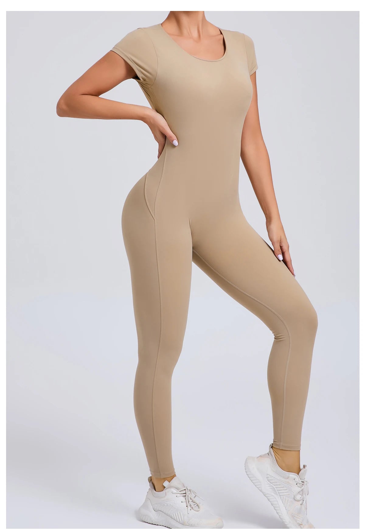 Tuta intera Sportiva Donna Rompers Pantaloni Yoga Palestra Sexy Jumpsuit Tutina