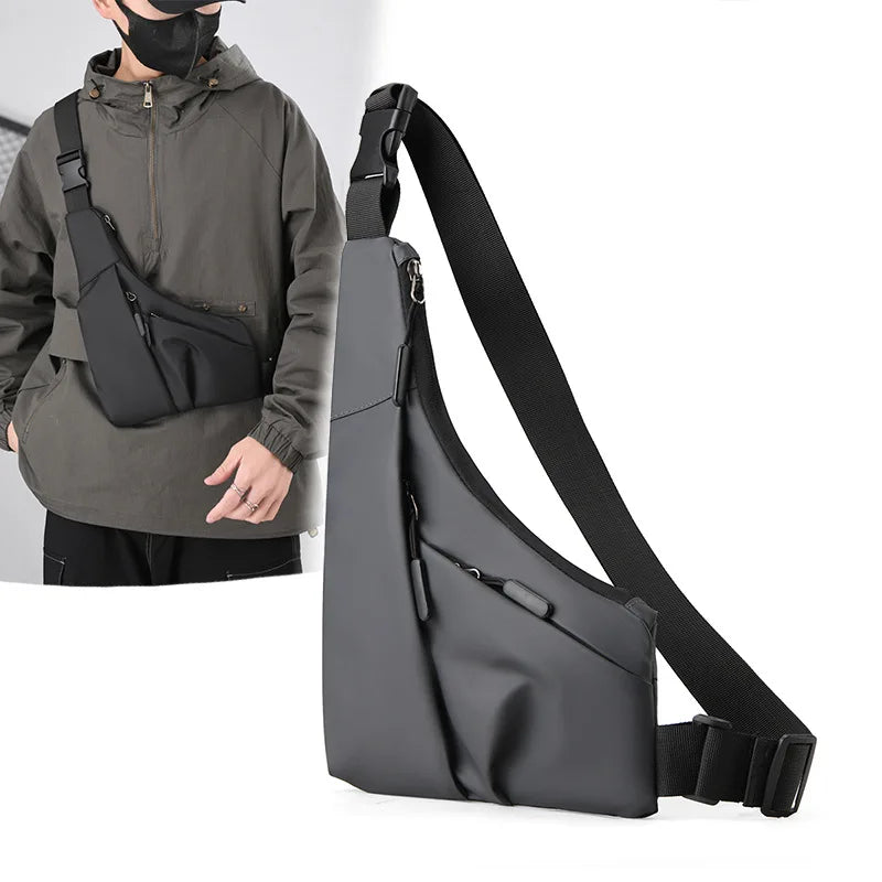 Borsa da petto Zaino Monospalla Marsupio Per Uomo Borsello Moto Fondina