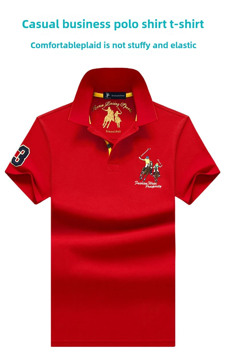 Herren Poloshirt POLO Shirt T-Shirt Kurzarm Hemd Polohemd Fashion Top
