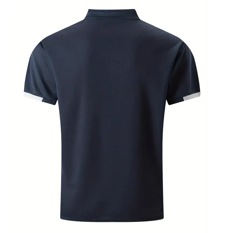 Herren Poloshirt POLO Shirt T-Shirt Kurzarm Zipper Hemd Fashion Polohemd NEU