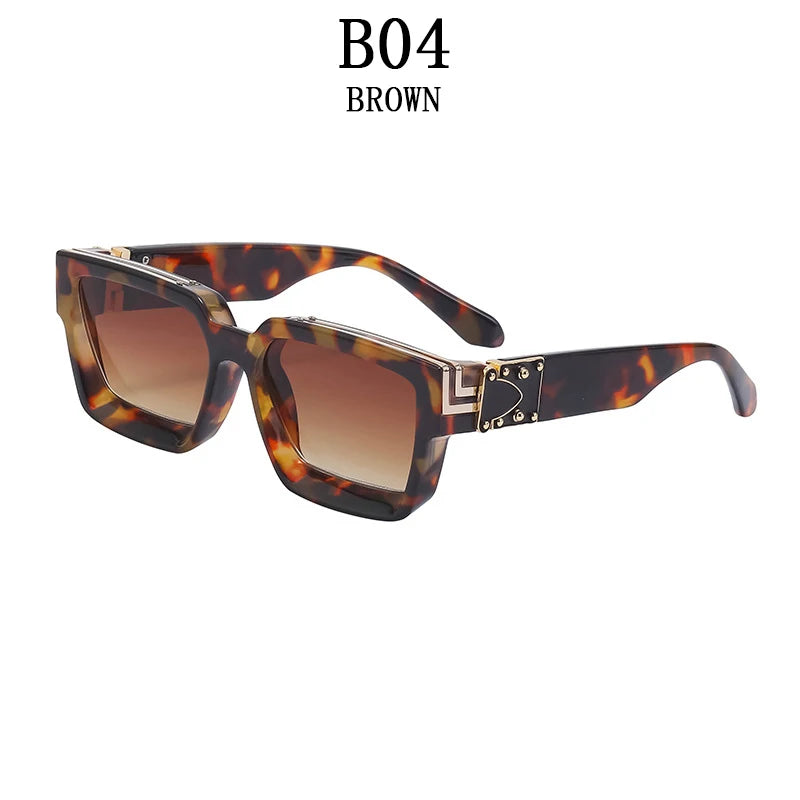 Damen Sonnenbrille Luxus Modische Herren Brille Vintage Pilotenbrille UV400