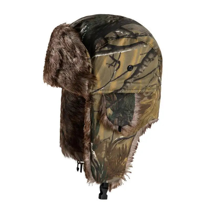 Damen Fliegermütze Wintermütze Trapper Fellmütze Pilotenmütze Mütze Ohrenmütze