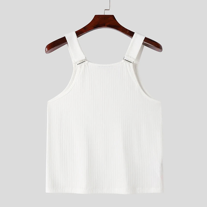 Herren Oberteil Ärmellos Tank Top Sexy Shirt Clubwear Muskel T-Shirt Unterhemd