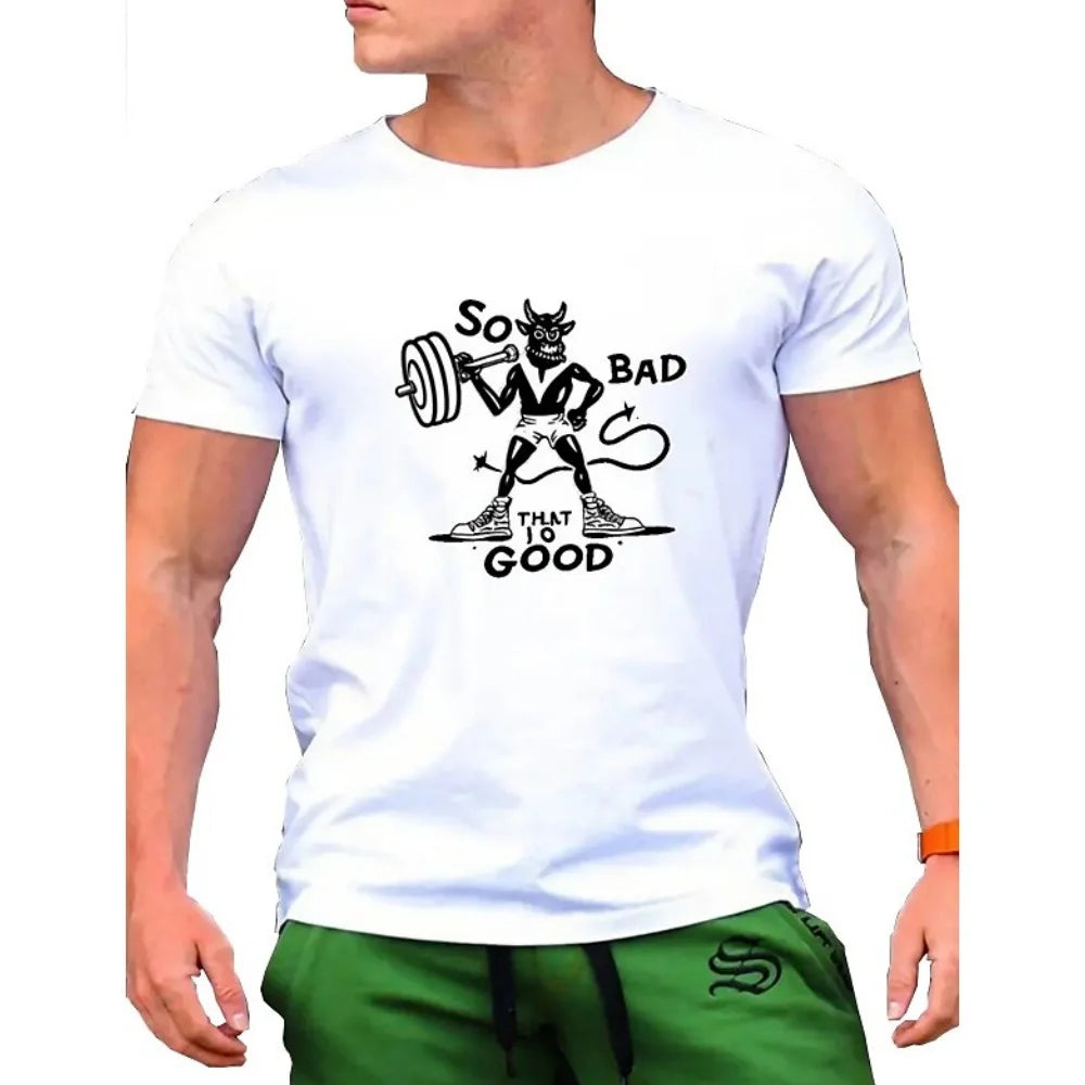 GYM Shirt Sport T-Shirt No Pain No Gain Herren Fitness Sportswear Streetwear Top