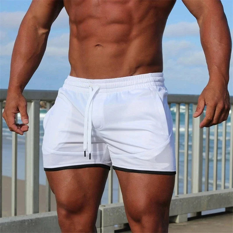 Fitness Shorts Kurze Sporthose Kurzhose Jogging Herren Trainingshose Sportshorts