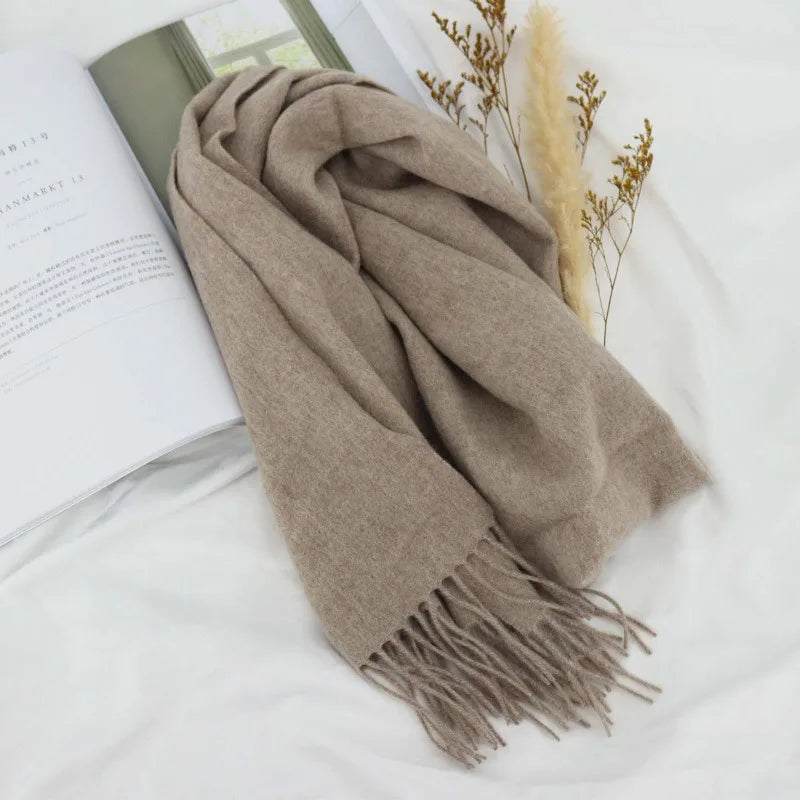 Herren Schal Winterschal Stola Schlauchschal Halstuch Wollschal Strickschal Loop