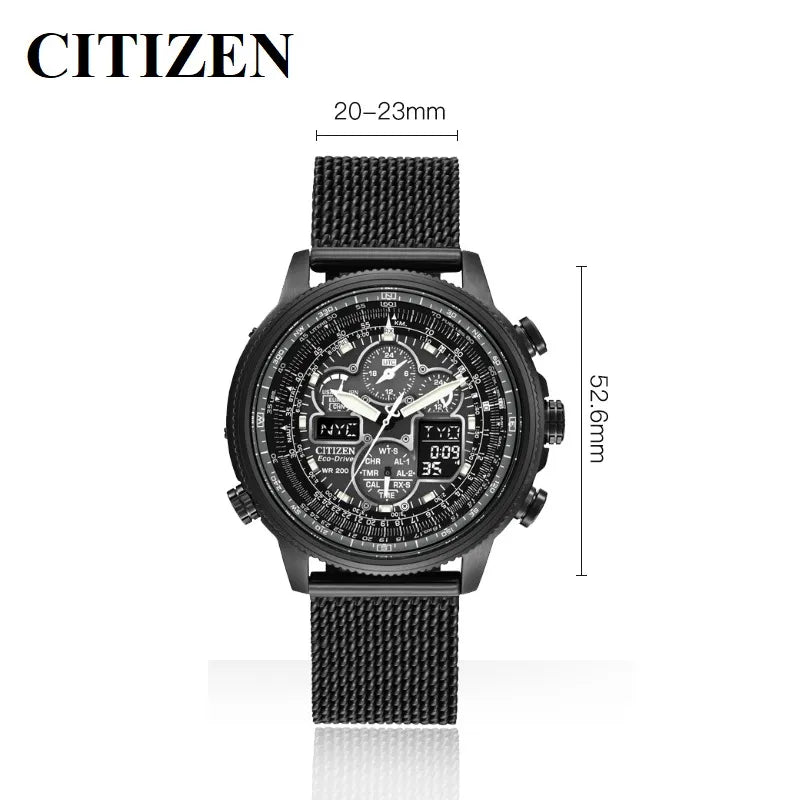 Herren Armbanduhr Silber Schwarz Edelstahl Quarzuhr Luxus Chronograph Business