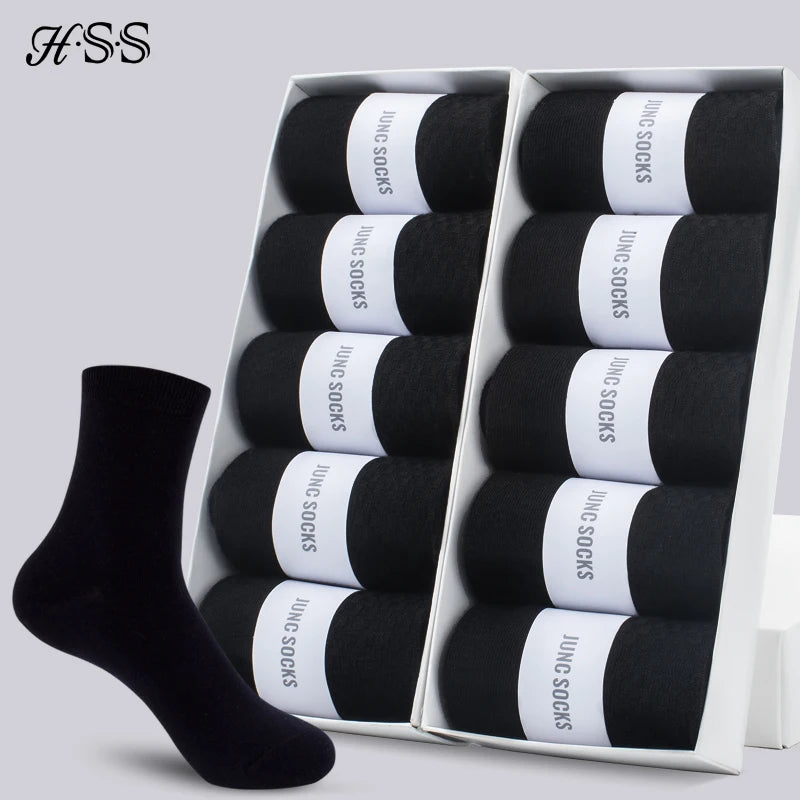 10 Paar Herren Business Baumwolle Socken Atmungsaktives Gr 38-47 Baumwollsocken