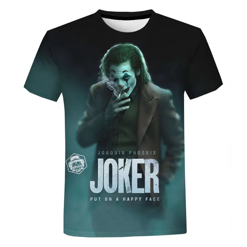 Herren Fashion Vintage 3D T-Shirt Rundhals Unisex Sommer Streetwear