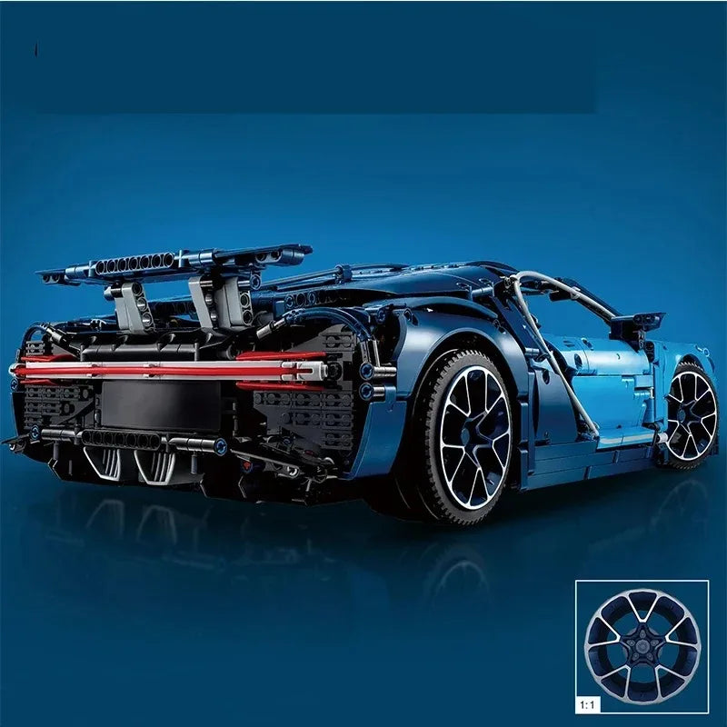 Technik Spielzeug Bugatti Modell Puzzle 2314 Teile 31CM Bausatz Kinder Geschenke