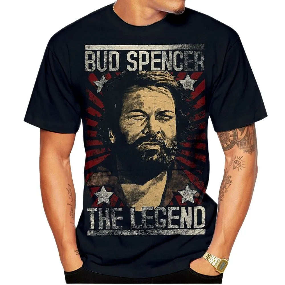 Herren Fashion 80er Vintage 3D T-Shirt Rundhals Unisex Sommer Streetwear Top