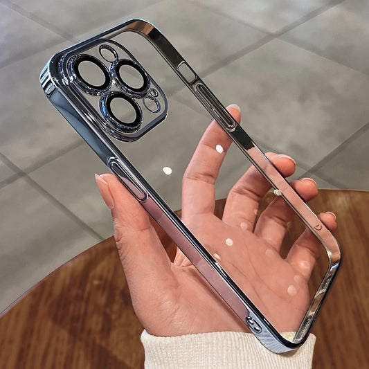 Klare Hülle IPhone 13 14 15 Pro Max Handy Case Tasche Cove Schutzhülle Silikon
