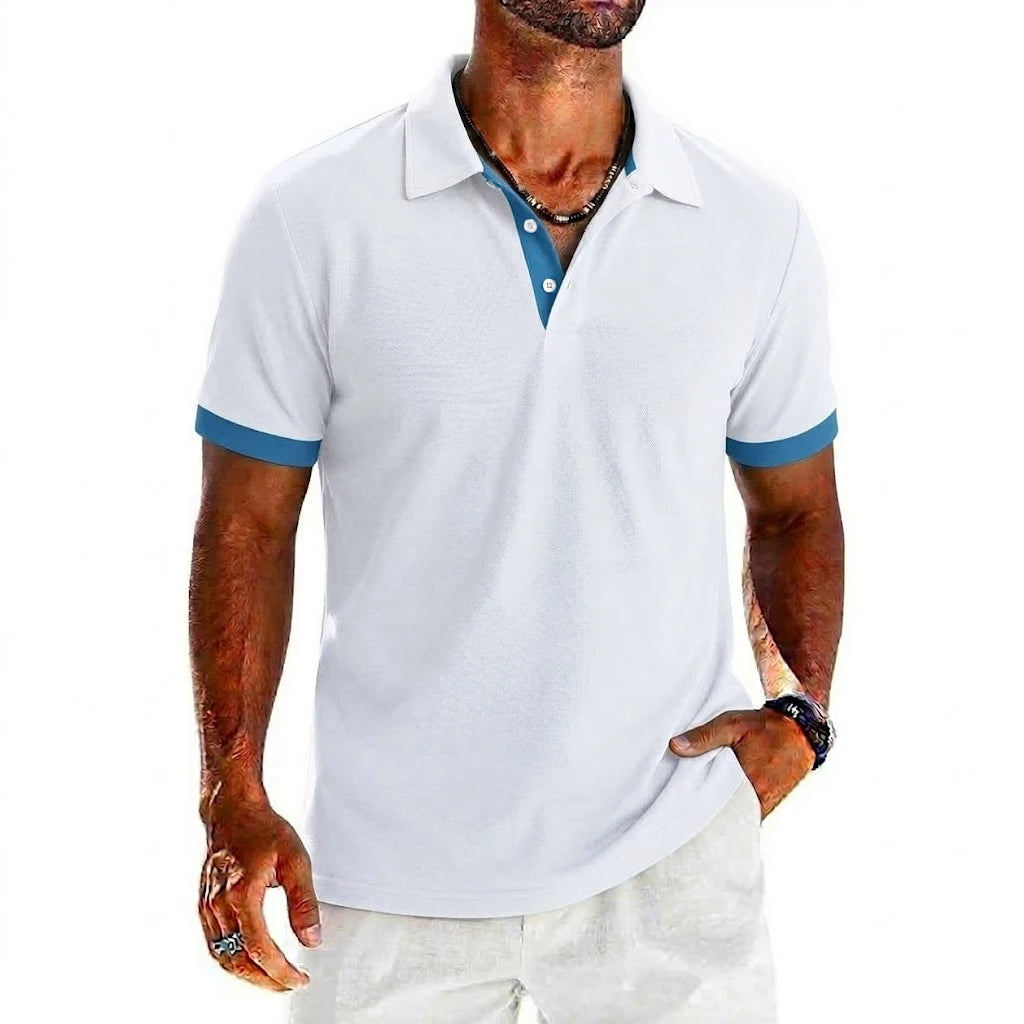 Herren Poloshirt POLO Shirt T-Shirt Kurzarm Hemd Fashion Polohemd Herrenmode Top
