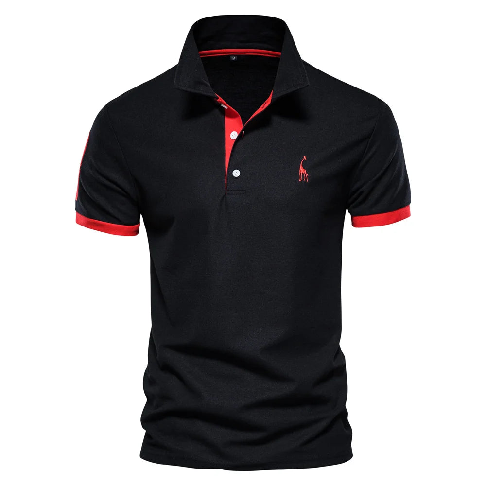 Uomo Polo Manica Corta POLO Shirt Maglietta Camicia Maglia T-Shirt di Moda