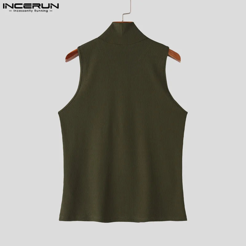 Herren Oberteil Ärmellos Tank Top Sexy Shirt Clubwear Muskel T-Shirt Unterhemd