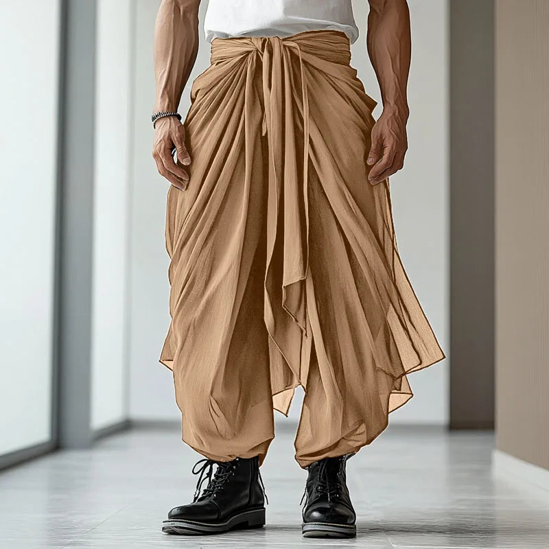 Männer Hose Haremshosen Pumphosen Pluderhosen Hosenrock Herrenrock Kilt Jogger