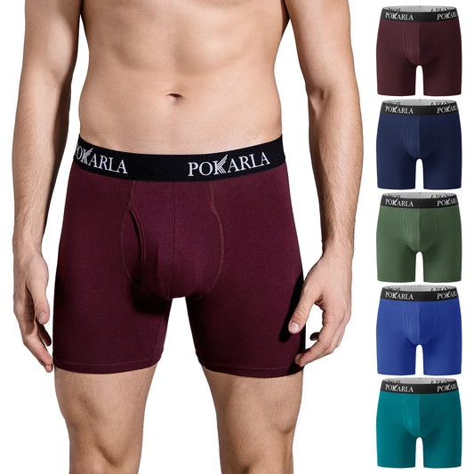 5er Pack Herren Boxershorts Unterhosen Basic Unterwäsche Boxer Shorts 3XL NEU