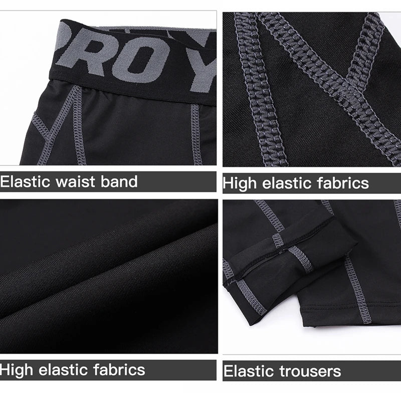 Herren Leggings Sporthose Jogginghose Trainingshose Lauf Hose Kompressionshose