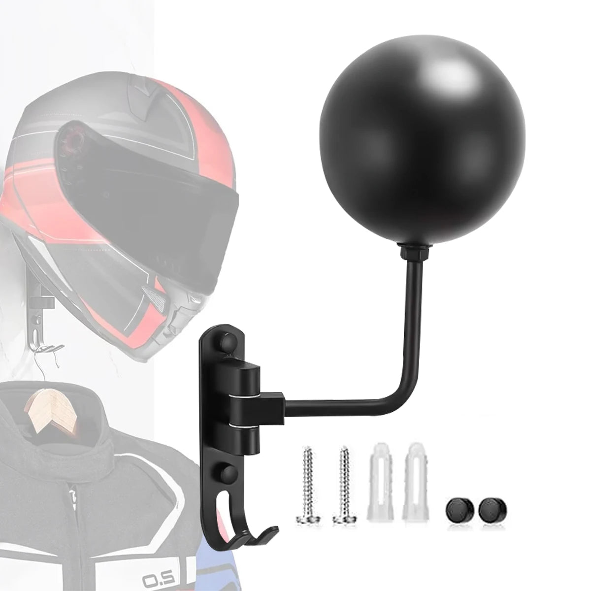 Motorrad Helm Halter Wandhaken Hakenleiste Hacken Kleiderhacken Garderobenhaken