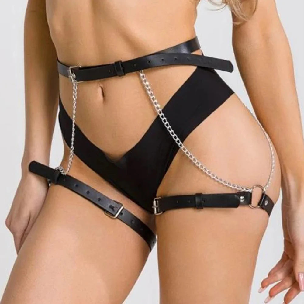 Intimo Lingerie Sexy Toy Bdsm Bondage Sadomaso Fetish Reggiseno a Catenelle Body