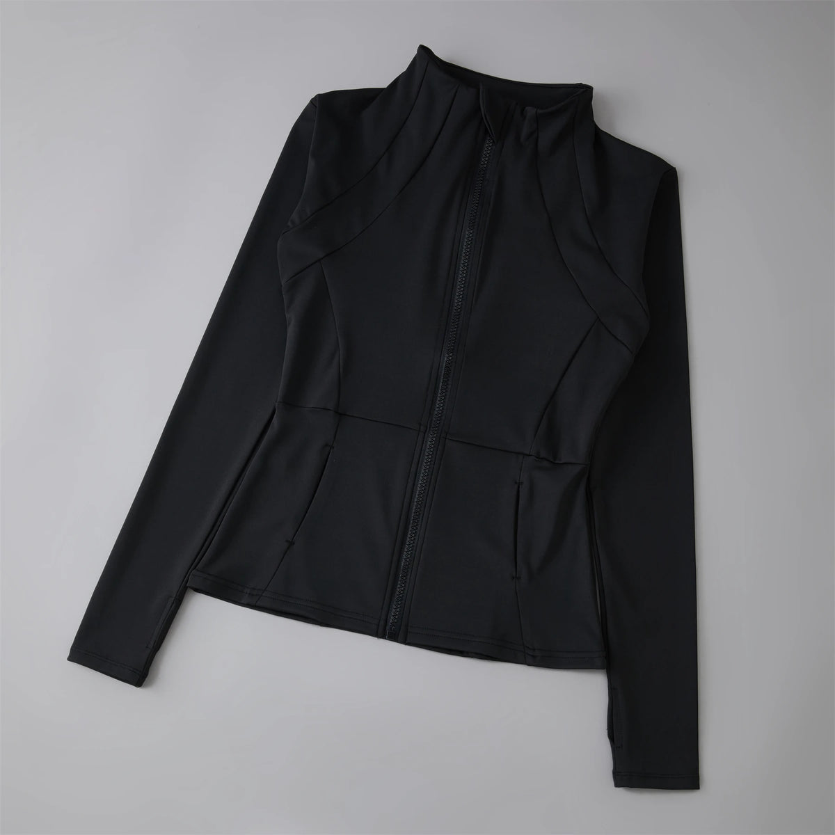 Damen kurze Sportjacke Sweatshirt Fitness Gym Jacke Yogajacke Yoga Sportswear