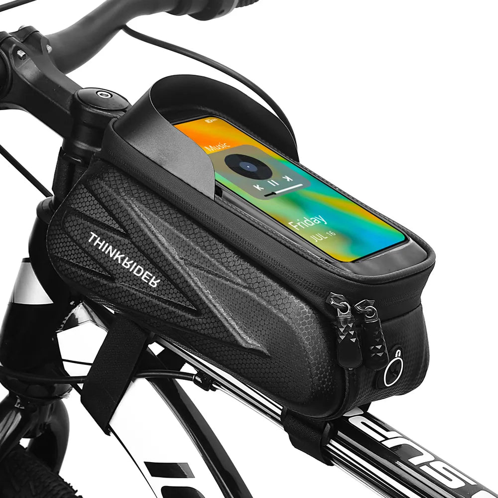 Fahrradtasche Wasserdicht Rahmentasche Oberrohrtasche 7,0'' Handyhalter