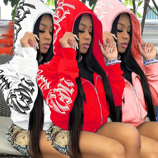 Damen Kapuzenpullover Sweatshirt Hoodie Pulli  Kapuzenpulli Streetwear Pullover