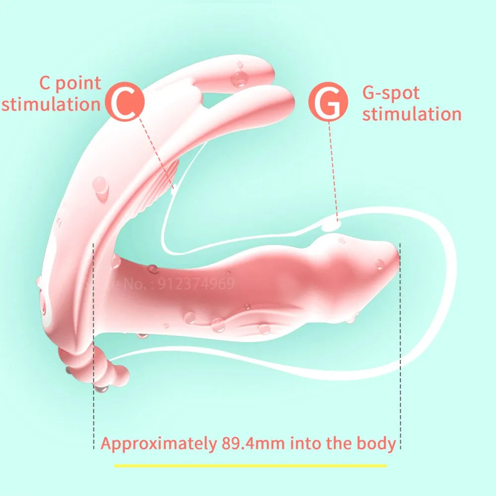 Drahtlose-Bluetooth Silikon Dildo G-Punkt Vibrator Sexspielzeug Frauen Klitoris
