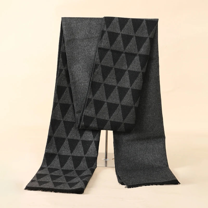 Herren Schal Winterschal Stola Schlauchschal Halstuch Wollschal Strickschal Loop
