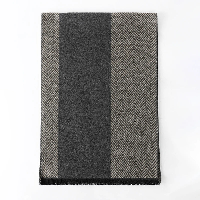 Herren Schal Winterschal Stola Schlauchschal Halstuch Wollschal Strickschal Loop